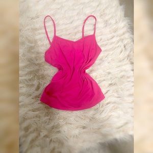 Pink camisole